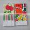 100% Cotton Terry Cloth Printed Kitchen Towels Customized Printed Towel Vegetable Designs Pigment Kitchen Towel