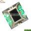 Factory price battery operated aluminum led flashing reflective solar road stud