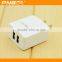 Hot products mini wall charger with us/uk/eu plug dual usb port 5v 2.1a travel charger for phone charger