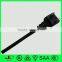 pse certified japan 2 pin right angle plug grounding power cord/wire/cable
