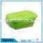 Space Saving Design silicone mess tin Food Storage Lunch Box with Lid