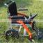 16kg Portable Rapid Folding Portable Handicapped Electric Wheelchair With Big Power