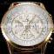 KS Genuine Leather Band Analog Automatic Mechanical Men Watch