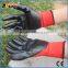 Garden Builders Black Nitrile Coated Nylon Work Safety Gloves