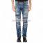 Biker Jeans Blue Denim jeans pantalon (LOTK002)