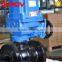flange connection explosion proof WCB electric ball valve with handle wheel