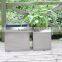 fashion design bonsai pot stainless steel flower container and flowers pots