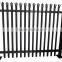 hot dipped galvanized then powder coated security steel palisade fencing for sale