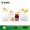 free sample China factory price hot sale honey colored squeeze bottles with silicone valve cap