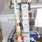 Tabletop semi automatic round bottle double side labeling machine