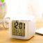 promotional gift electric clock small led color changing clock digital alarm clock