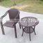 3 pcs Outdoor Garden Coffee Table And Folding Chair