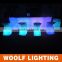 2014 hot !!! Color changing rechargeable outdoor waterproof led bar table