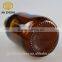China Round 100ml 3.5oz Amber E-liquid Bottle With Glass Dropper