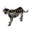 3D creative design Tiger shape wooden shelf ,Nice lively Animal home decoration sets
