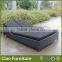 sun bed mattress Outdoor rattan furniture portable sun lounger