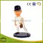 customize 3d plastic baseball bobble heads, personalized baseball players bobble heads