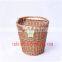 hand woven natural wicker bicycle basket