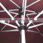 Innovatived Pole dia 48mm hand shaking table inserting outdoor umbrella