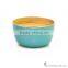 Lacquered Bamboo Salad Bowl, Spun Bamboo Bowls Safe for Health