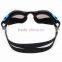 2015 New Panoramic Silicone Adult Swimming Goggles in Blue Lens(CF-7202)