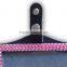 ID Holder with Pink Gem, High Quality Promotion Gift PU Leather Badge Holder with Crystal Gem Decoration