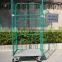 4-wheel Logistics metallic warehouse trolley(ISO SGS approved)