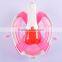 silicone diving mask full face snorkel mask collapsible easy to breath