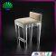 High End Leisure Bar Stool Soft Cushion Acrylic Stool Milk Tea Shop Relax Stool