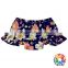 Boutique Raglan Toddler Girl Shorts Printing Pattern Design Wholesale Baby Ruffle Shorts