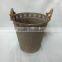 2016 New grey/white wash Metal/tin flower planter pots