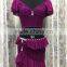 Exquisite purple dance clothes for women QQ057