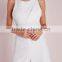 hot sale adult white double layer cut out jumpsuit low price