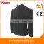 Mens High Collar Zip up Black Softtextile Polar Fleece Jacket