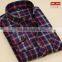 latest new 2017 2018 western mens tartan blouse flannel plaid shirts