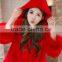 Women Rex Rabbit Fur Coat Hooded Casual Winter Coats and Jackets with Fox Fur Collar