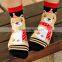 2016 New 3D Cartoon Christmas Snowman Socks Women Cotton Socks Floor Women Cotton Socks