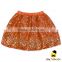 Summer Kids Plain Color Cotton Sequins Inner Lining Little Girl Petti Skirt Mini Dress