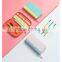 A6 size PU material planner with zipper sweety color daily planner diary