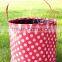 Fashion and Concise Monogrammed Easter Bucket Polka Dot chevron aztec quatrefoil