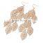 fashion geometric Plastic Pearl Zinc Alloy Earring dubai gold jewelry earring
