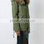 Shandao OEM custom plain design long sleeve fashion women winter coats