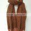 Fashion thick winter long cashmere custom blanket jersey scarf