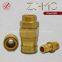 ZJ-MC brass mold line pneumatic quick coupling