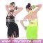 Professional Girls Kids Latin Dance Wear Children Fringed Latin Salsa Performance Dresses