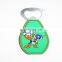 high-quality cartoon souvenir stainless steel bottle opener, handmade plastic bottle opener