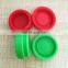 Food grade 3ml silicone wax dab container, silicone wax storage jar box