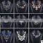 Fashion color small floral necklace accessories Popular Thin Clavicle Chain Necklace Pendant exaggerated Necklace