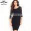 Best Seller Woman Black Lace New Model Girl Bodycon Lace Dress