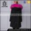 Army style thick removeable fur collar fox fur coats for womens